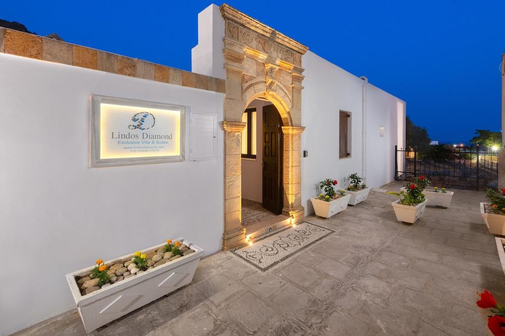 Lindos Diamond Exclusive Villa ภายนอก รูปภาพ