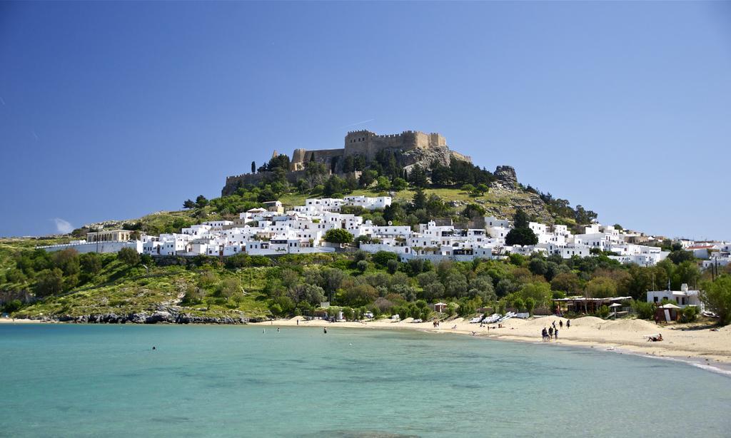 Lindos Diamond Exclusive Villa ภายนอก รูปภาพ