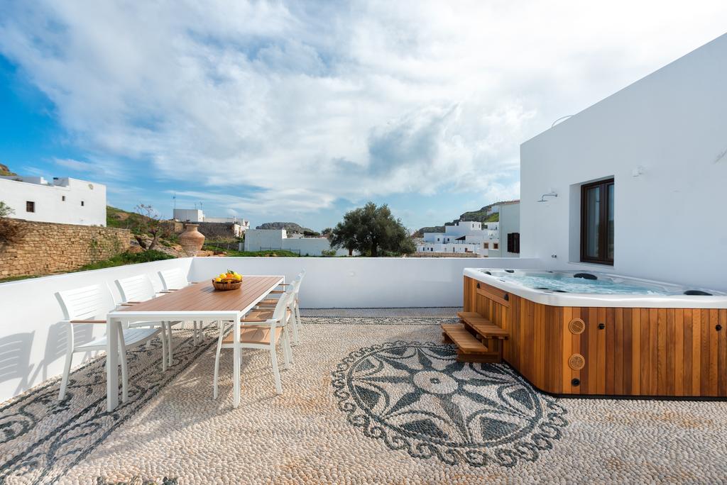 Lindos Diamond Exclusive Villa ภายนอก รูปภาพ