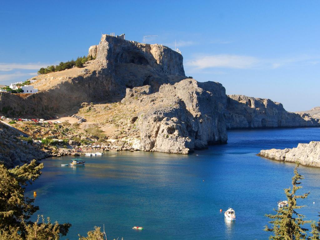 Lindos Diamond Exclusive Villa ภายนอก รูปภาพ