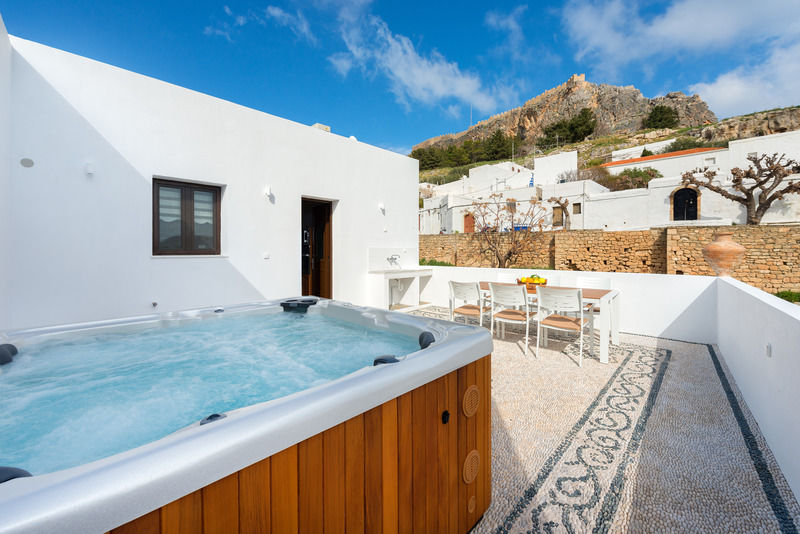 Lindos Diamond Exclusive Villa ภายนอก รูปภาพ