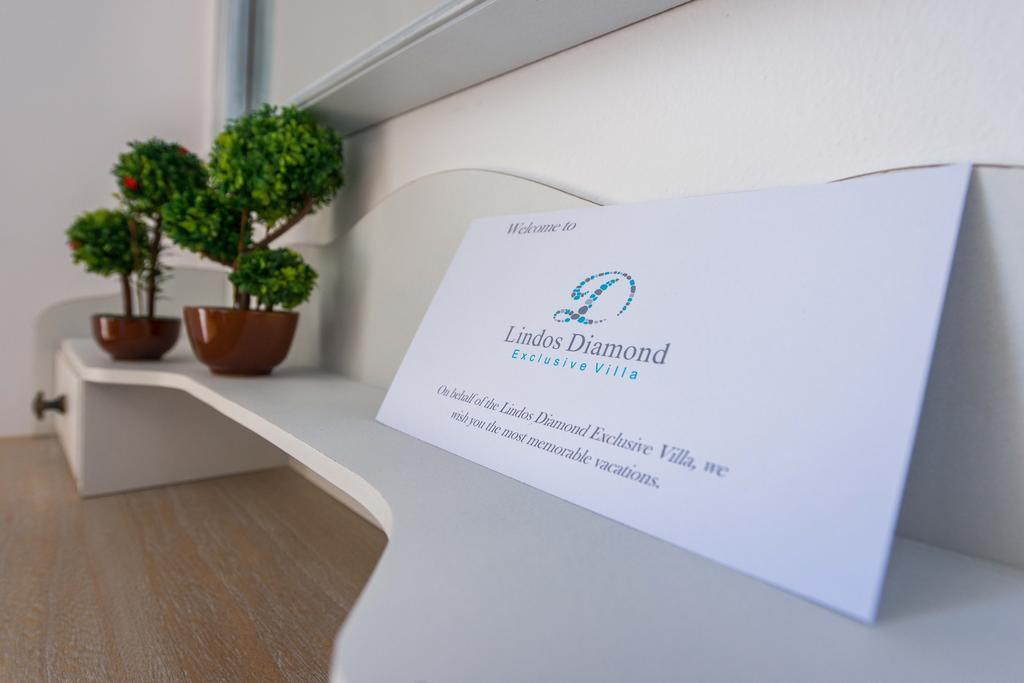 Lindos Diamond Exclusive Villa ภายนอก รูปภาพ