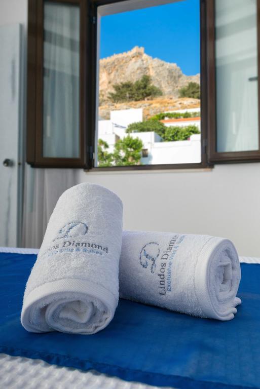 Lindos Diamond Exclusive Villa ภายนอก รูปภาพ