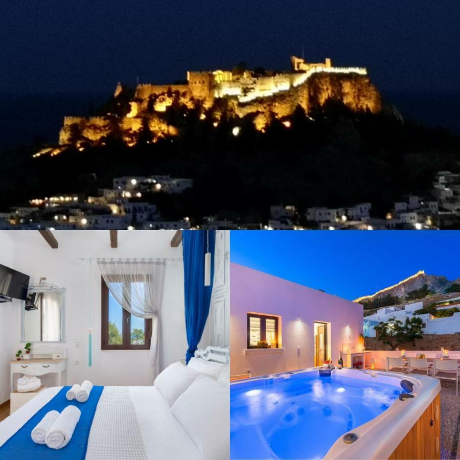 Lindos Diamond Exclusive Villa ภายนอก รูปภาพ