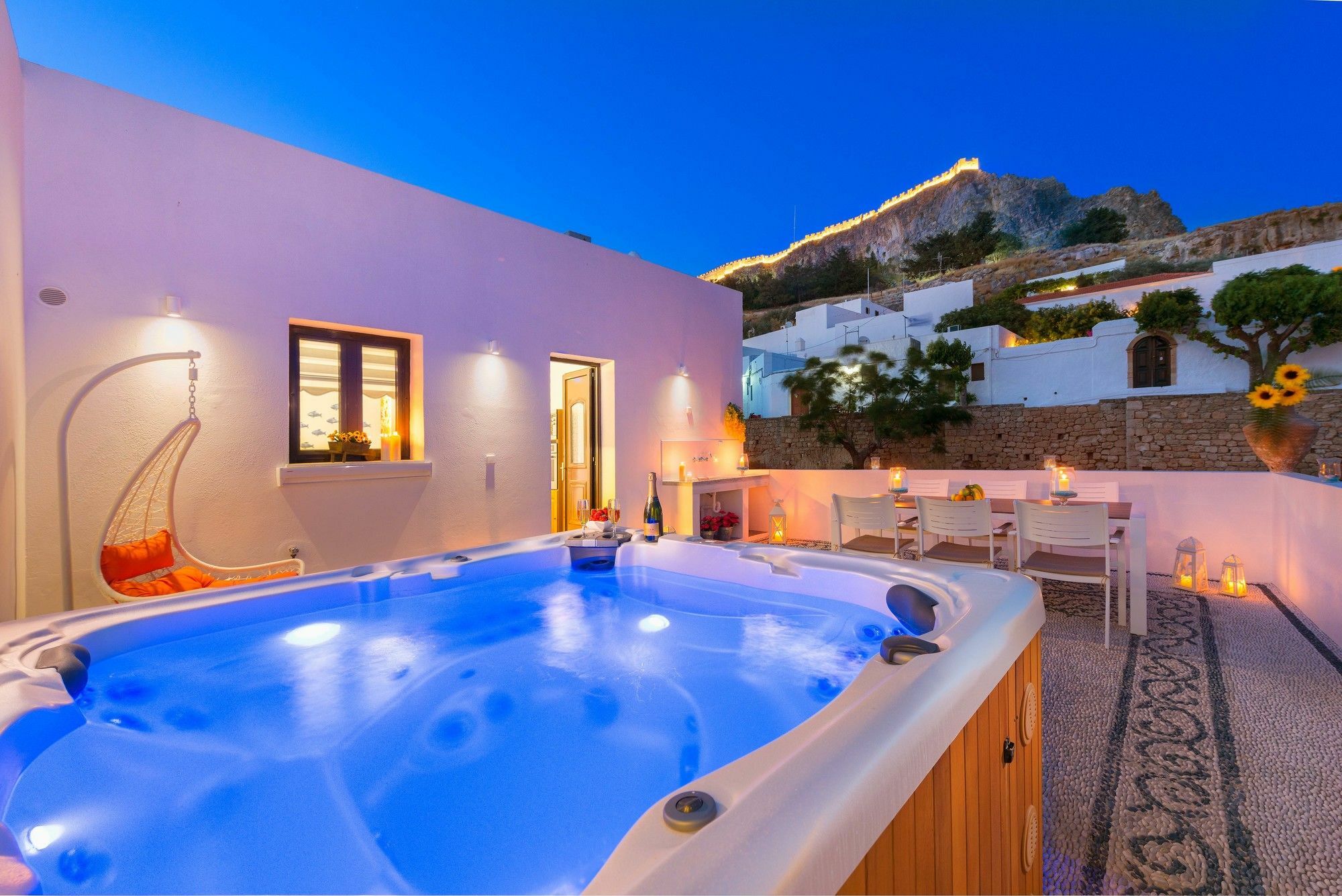 Lindos Diamond Exclusive Villa ภายนอก รูปภาพ