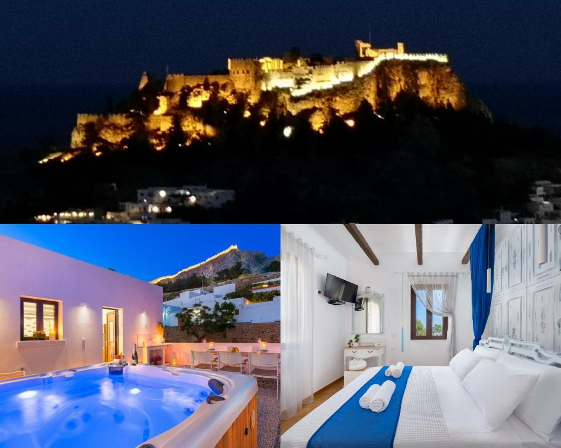Lindos Diamond Exclusive Villa ภายนอก รูปภาพ